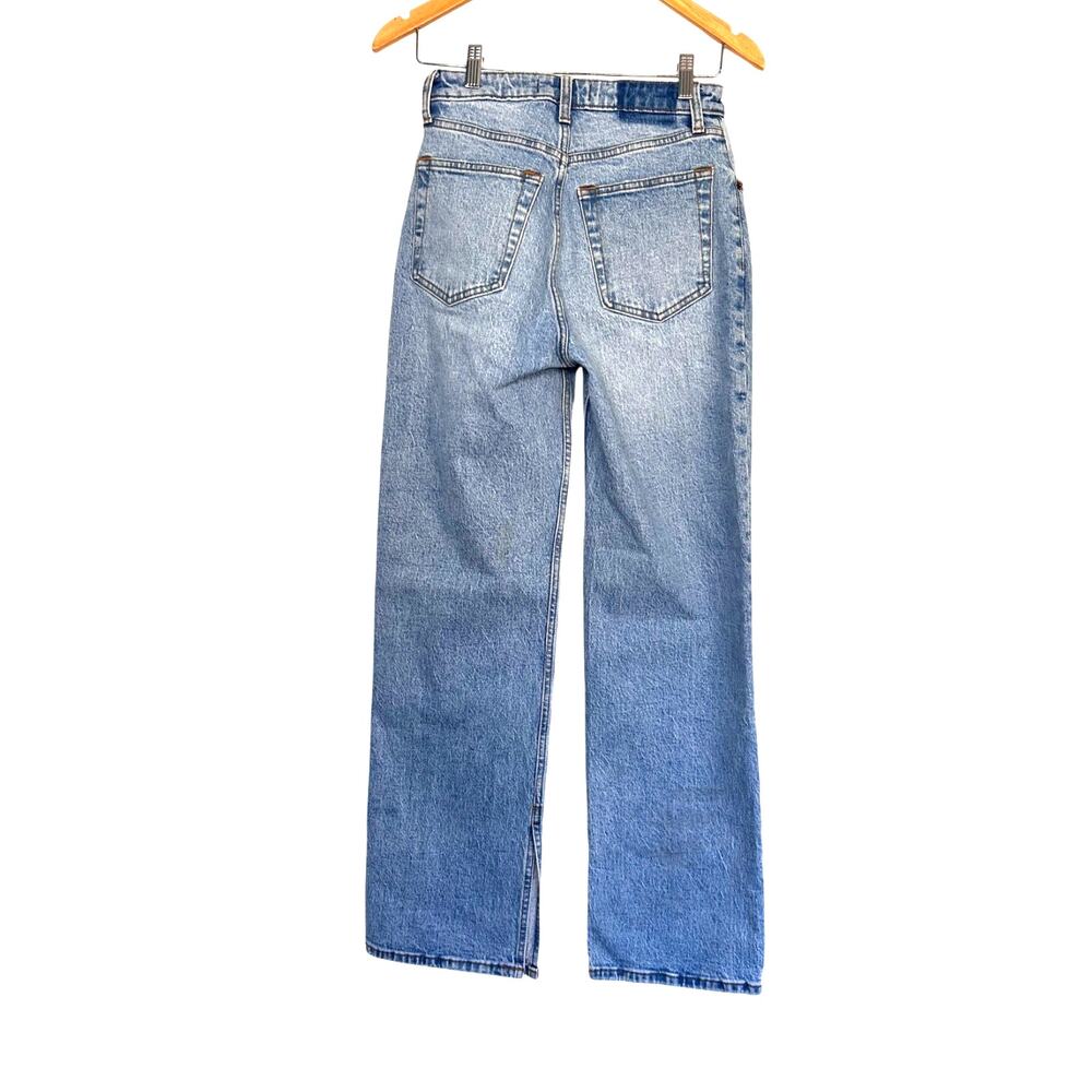 Abercrombie & Fitch Light Wash Wide Leg Jeans - Picture 3 of 9